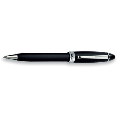 Aurora Ipsilon Satin Black Ballpoint Pen