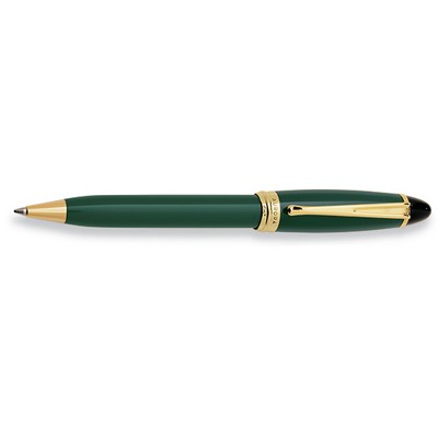 Aurora Ipsilon Resin Green & Gold Ballpoint Pen