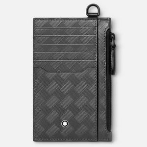 Montblanc Extreme Business/Credit Card Holder Black With Zip Pocket