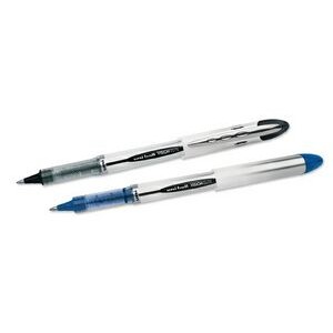 Uni Ball Vision Elite Capped Rollerball Pen w/ Stainless Steel .08mm Tip Black Or Blue ink