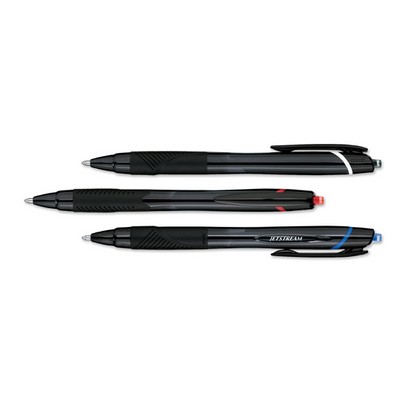 Uni-Ball JetStream Sport Retractable Ball Point Pen w/ Textured Grip WITH BLACK,BLUE,RED INK