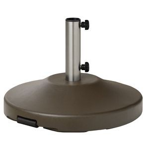 21" Diameter 80 lb. Plastic Exterior Weighted Umbrella Base with Powder Coated Finish