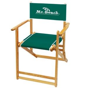 US Made Deluxe Solid Oak Hardwood Frame Folding Chair
