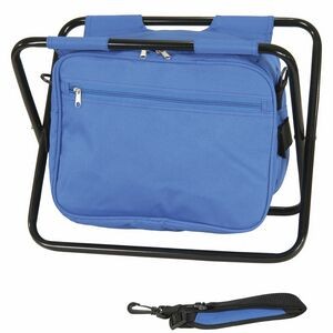 Folding Seat W/24 Can Cooler and Removable Shoulder Strap