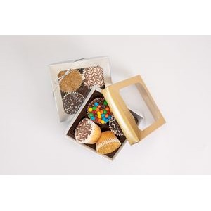 Candy Topped CupCakes Gift Box of 4