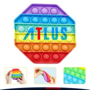 Elfie Rainbow Push Pop Bubble Toy