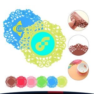 Hollow Blossom Silicone Dining Table Mat