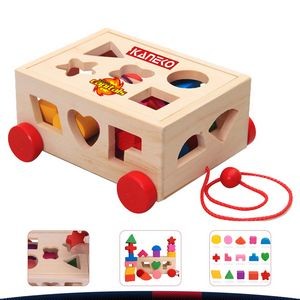 Wooden Plug-In Cube Toy