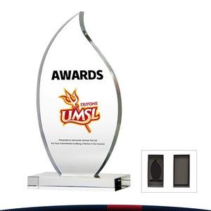 Leslie Crystal Flame Award - SMALL