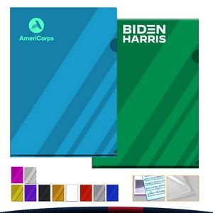 Dun Colored Plastic Folder