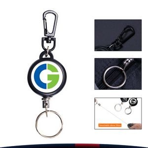 Badge Holder Reel Key Chain