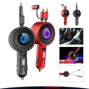 Turbo Retractable Car Charger