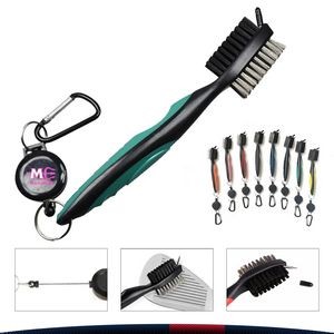 Retractable Double-Sided Golf Club Brush