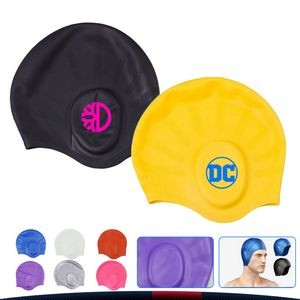 Silicone Ear Protection Swimming Cap