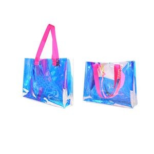 Iridescent PVC Transparent Tote Bag