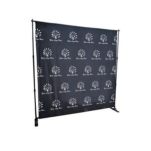 Backdrop Step & Repeat Banner Stand w/8' x 8' Banner