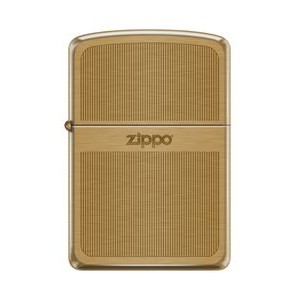 Zippo® 1941 Vintage Replica™ Lighter w/Brushed Brass