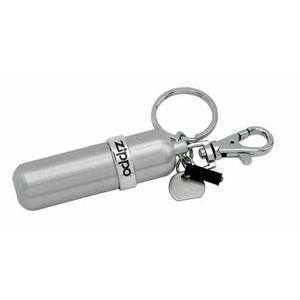 Zippo® Aluminum Reusable Key Ring w/Storage