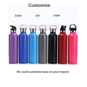 25oz Wide Mouth Stainless Steel Vacuum Water Bottle