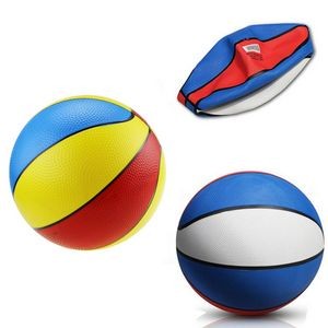 Official Size 7 Heavy Duty Rubber Cover Nylon Basketballs