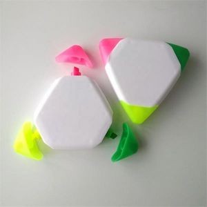 3 in 1 Triangle Highlighter with Colored Tips