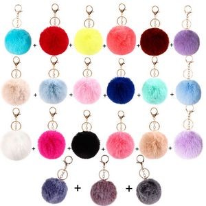 Pom Fur Ball Keychain Fluffy Accessories