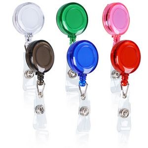 Retractable Badge Holder with Belt Clip Key Ring