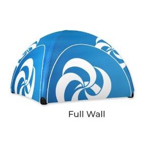 Inflatable tent 20 ft wall 1-sided printing with door