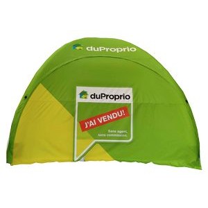 Inflatable tent 20x20 ft with personalized posts