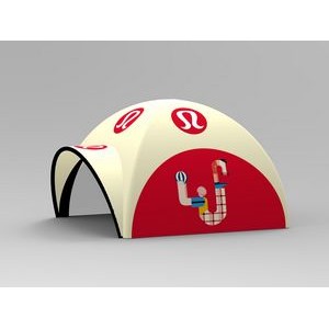 Inflatable tent 27x27 ft with personalized posts