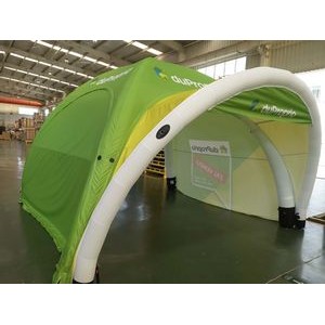 Inflatable tent 17 ft awning 1-sided printing