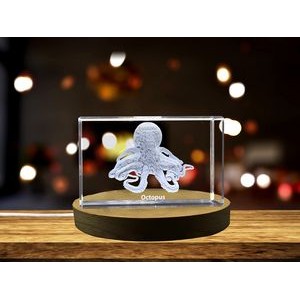 Intricate Octopus Crystal Carvings | Exquisite Gems Etched with Otherworldly Cephalopods