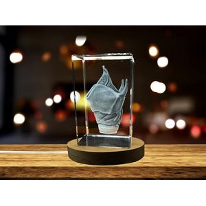 Larynx Art |3D Engraved Crystal Keepsake | Gift/Decor| Collectible | Souvenir