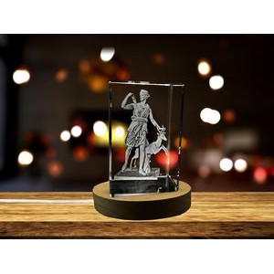 Artemis 3D Engraved Crystal Keepsake/Gift/Decor/Collectible/Souvenir