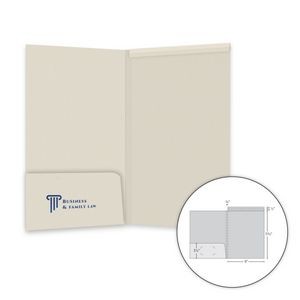 Left-Hand Pocket Specialty Folder w/Full Length Tab