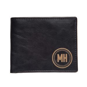 Bifold Wallet - Front Only - Black