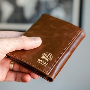 Trifold Wallet - Front Only - Brown