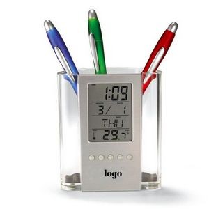 Electric Calendar Pen Holder