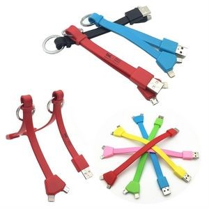 2-in-1 Charging Cable Keychain