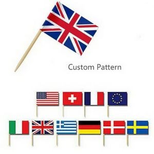 Custom toothpick flags