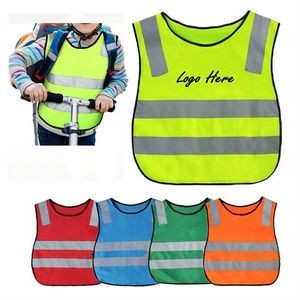 Small MOQ 100pcs Kids Reflective Safety Vest