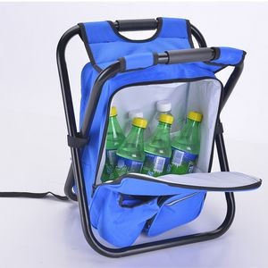 Backpack cooler Folding Stool Chair Insulated Cooler Bag