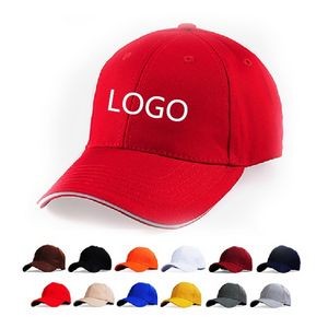 100% cotton Baseball Hat with custom logo
