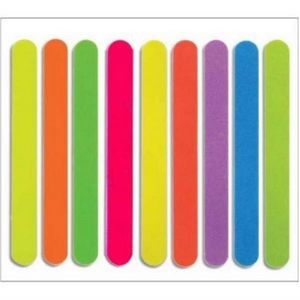 7" Foam Cushion Emery Boards - Assorted Colors