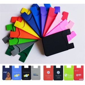 Silicone Card Sleeve smart phone wallet