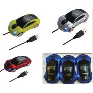 Budget Wired Car Shape Optical Mouse