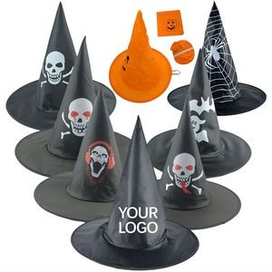 Collapsible Halloween Hat with Pouch Rush Service