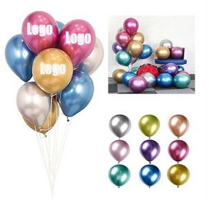 12inch Happy Birthday Metallic Ballons