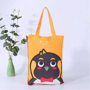 Button-Up Canvas Tote Bag