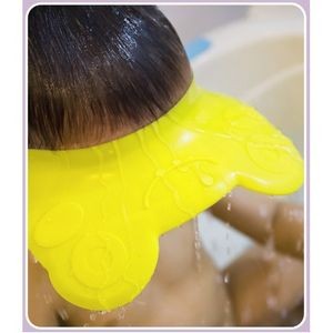 Eco-Friendly Feature Baby Shower Cap Bath Hat Soft Safety Silicone Shampoo Cap